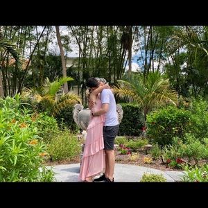 LOFT Gorg Pink Dress